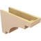 Ekena Millwork 6"W x 18"D x 12"H Classic Mediterranean Rough Cedar Woodgrain TimberThane Corbel, Primed Tan CORUR06X18X12MEDRCPR - alternate 6
